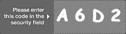 captcha code for visual authentication  letter A number 6 letter D number 2